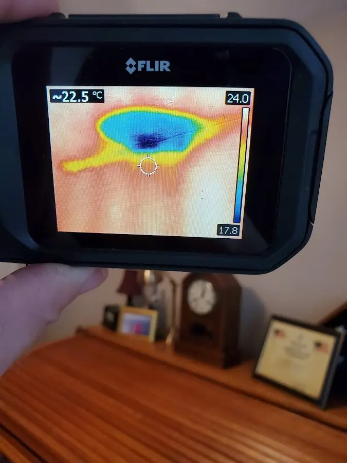 Thermal imaging inspection for water damage in Highgrove