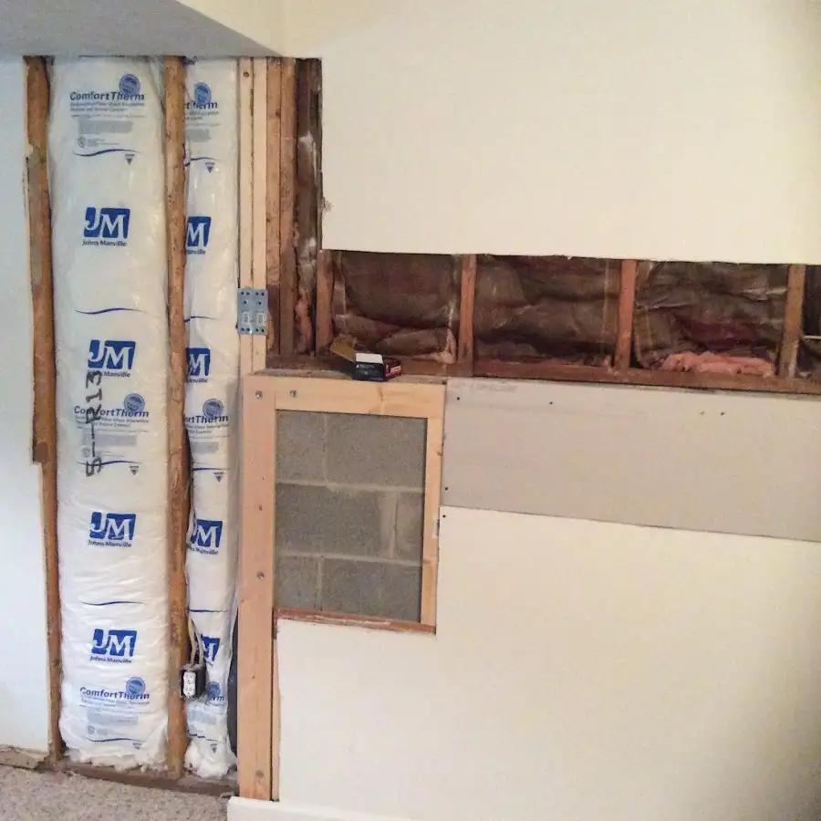 Wall insulation replacement during Structural Drying in Highgrove